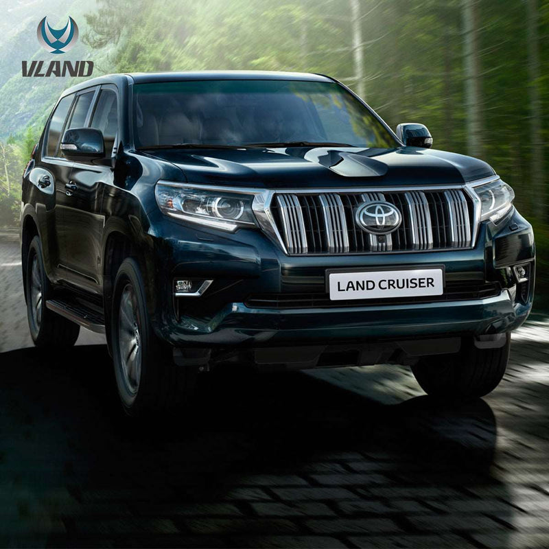 Vland Dual Beam Projector Headlights for Toyota Land Cruiser GXL / TZ-G 2017-2023 4th Gen Second Facelift VLAND Factory