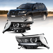 Vland Dual Beam Projector Headlights for Toyota Land Cruiser GXL / TZ-G 2017-2023 4th Gen Second Facelift VLAND Factory
