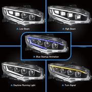 Vland Full LED Demon Eye Headlights for Honda Civic 2015-2021 (Tenth generation / 10th Gen Sedan Coupe Hatchback) VLAND Factory