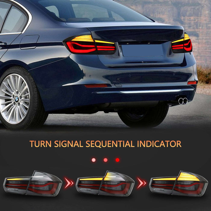 Vland Full LED Tail Lights For BMW F30 F35 2012-2018 Turn Signal with Sequential Indicator VLAND Factory