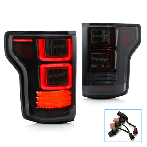 Vland Full LED Tail Lights For Ford F150 Pickup Truck 2015-2020 with Dynamic Indicator VLAND Factory