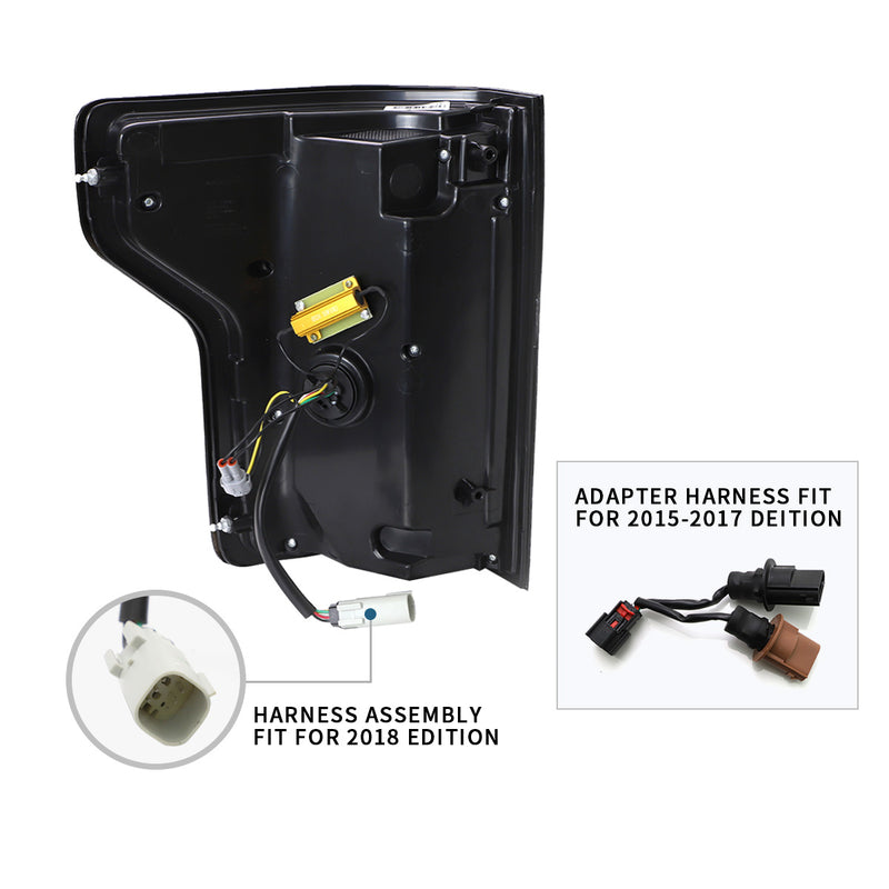 Vland Full LED Tail Lights For Ford F150 Pickup Truck 2015-2020 with Dynamic Indicator VLAND Factory