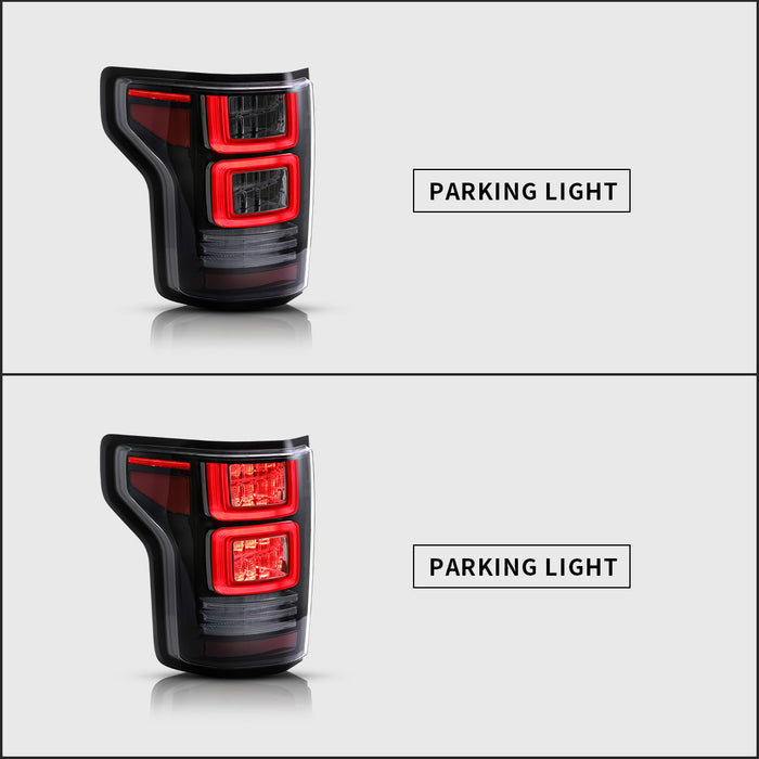 Vland Full LED Tail Lights For Ford F150 Pickup Truck 2015-2020 with Dynamic Indicator VLAND Factory