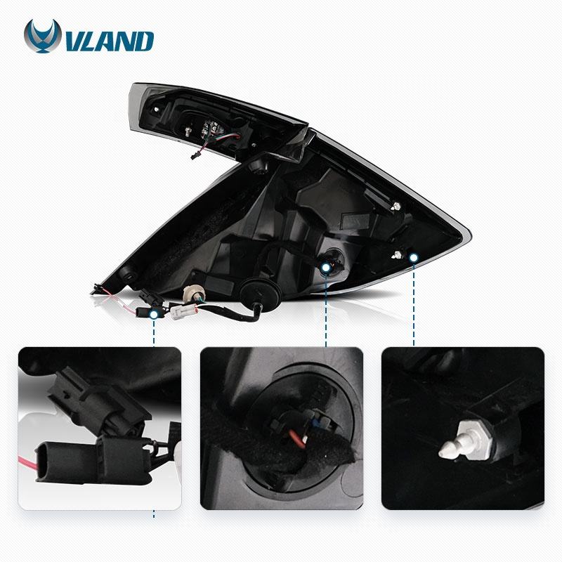 Vland Full LED Tail Lights I For Honda Civic 10th Taillights Assembly 2016-2021 VLAND Factory