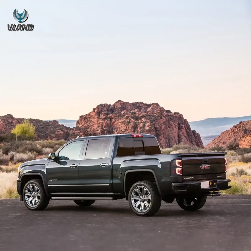 Vland Full LED Tail Lights I for GMC Sierra 1500 2500HD 3500HD 2014-2018 4th Gen. With Dynamic Lighting VLAND Factory