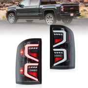 Vland Full LED Tail Lights I for GMC Sierra 1500 2500HD 3500HD 2014-2018 4th Gen. With Dynamic Lighting VLAND Factory