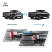 Vland Full LED Tail Lights I for GMC Sierra 1500 2500HD 3500HD 2014-2018 4th Gen. With Dynamic Lighting VLAND Factory