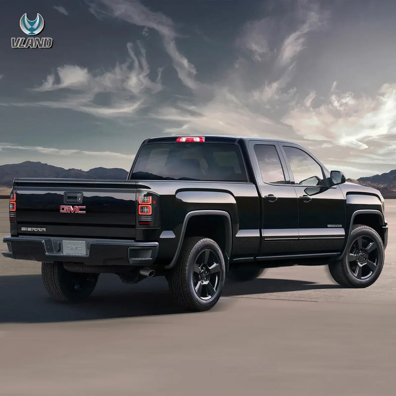 Vland Full LED Tail Lights II for GMC Sierra 1500 2500HD 3500HD 2014-2018 4th Gen. With Dynamic Lighting VLAND Factory