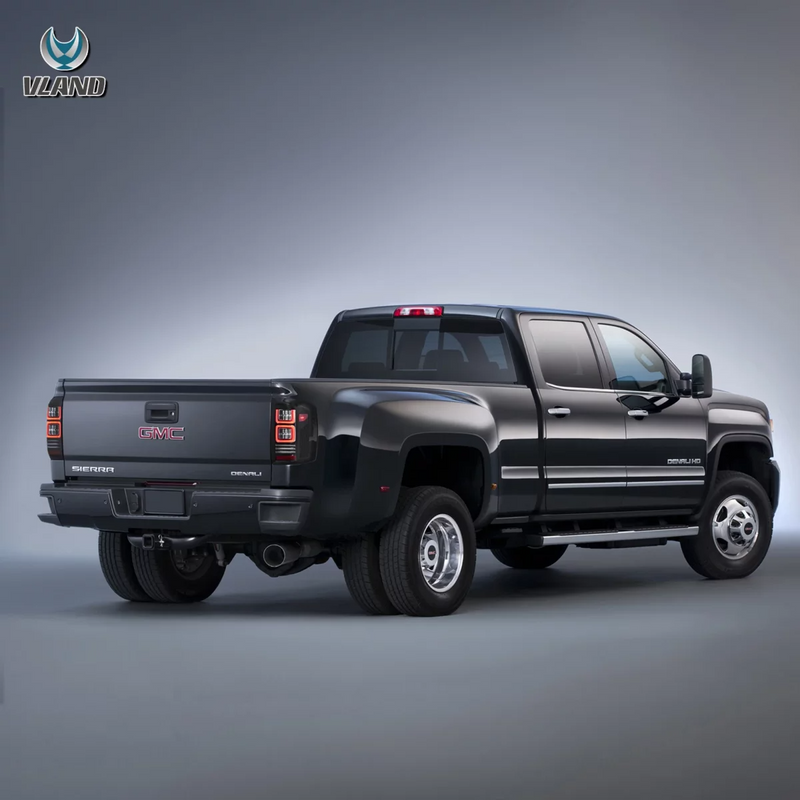Vland Full LED Tail Lights II for GMC Sierra 1500 2500HD 3500HD 2014-2018 4th Gen. With Dynamic Lighting VLAND Factory