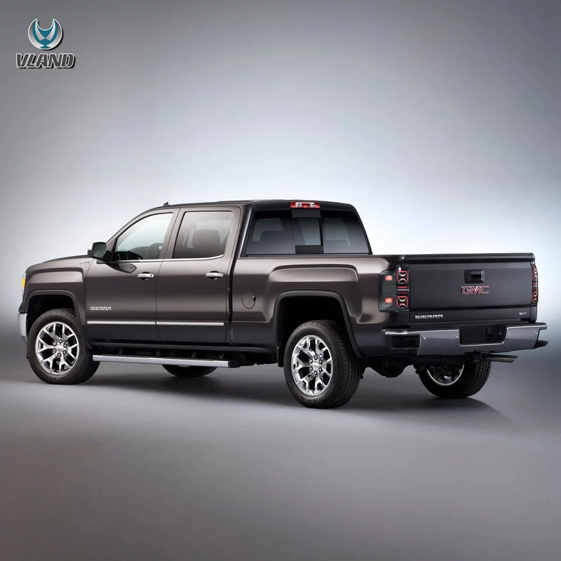 Vland Full LED Tail Lights III for GMC Sierra 1500 2500HD 3500HD 2014-2018 4th Gen. With Dynamic Lighting VLAND Factory