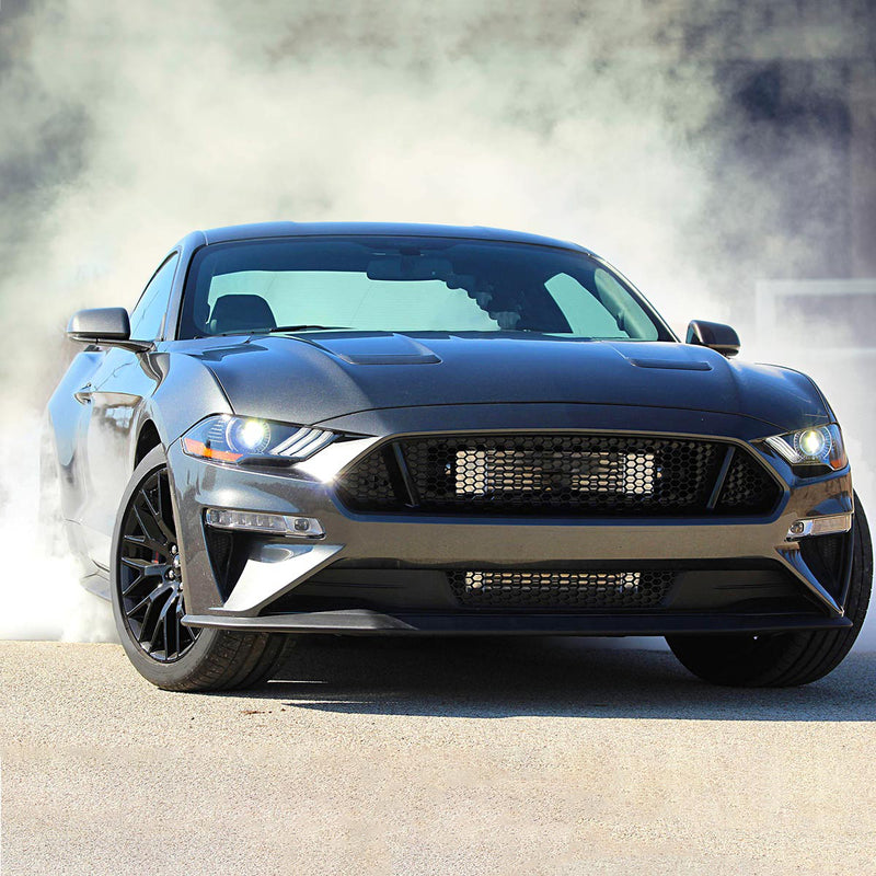 Vland LED Dual Beam Headlights For Ford Mustang 2018-2023 6th Gen Without Turn Signals(Single Side OR Complete Set) VLAND Factory