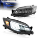Vland LED Reflection Bowl HeadLights For Subaru Impreza WRX Sti 2008-2011 3rd Gen (GE/GV/GH/GR) VLAND Factory