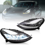 Vland LED Reflection Bowl Headlights For Tesla Model 3 2017-2022 VLAND Factory