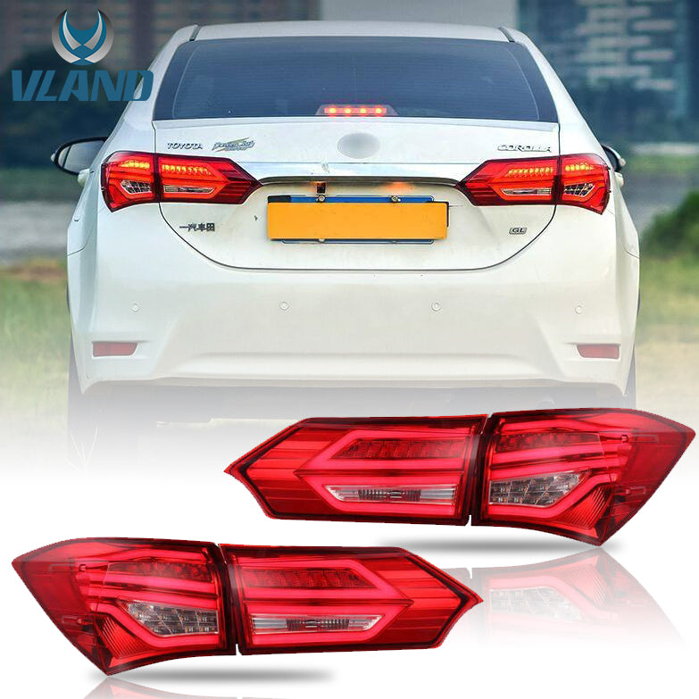 Vland LED Tail Lights For Toyota Corolla E170/E180 2014-2019 (MOQ of 100 Sets) VLAND Factory