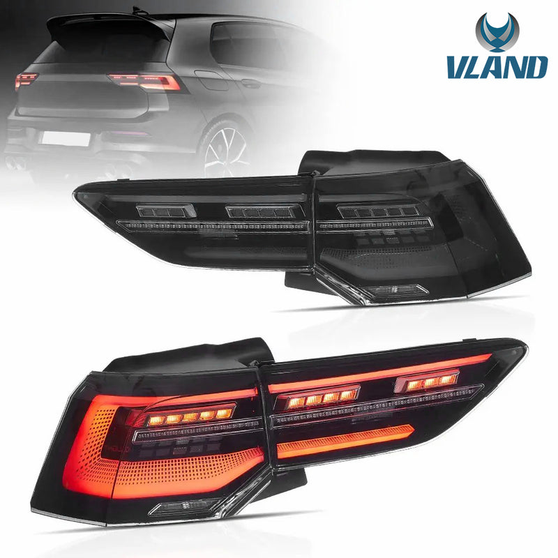 Vland LED Tail Lights for Volkswagen Golf MK8 2019-2022 / 2022??¨¬Cpresent VLAND Factory
