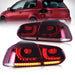 Vland LED Tail Lights for Volkswagen MK6 Golf 6 2008-2014 VLAND Factory