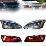 Vland Matrix Projector Headlights + Taillights For Lexus IS250/IS350/IS200d 2006-2012 & ISF(XE20) 2008-2014 VLAND Factory