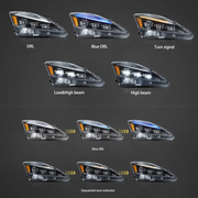 Vland Matrix Projector Headlights + Taillights For Lexus IS250/IS350/IS200d 2006-2012 & ISF(XE20) 2008-2014 VLAND Factory