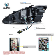 Vland Matrix Projector Headlights + Taillights For Lexus IS250/IS350/IS200d 2006-2012 & ISF(XE20) 2008-2014 VLAND Factory