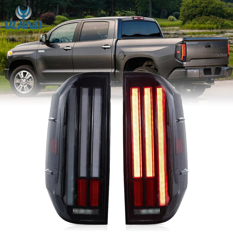 VLAND Full LED Tail Lights for Toyota Tundra 2014-2021 (Ship from China)
