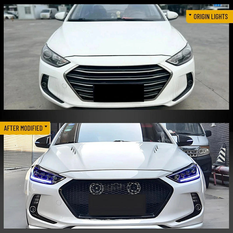 Vland Full LED Projector Headlights For Hyundai Elantra 2017-2018