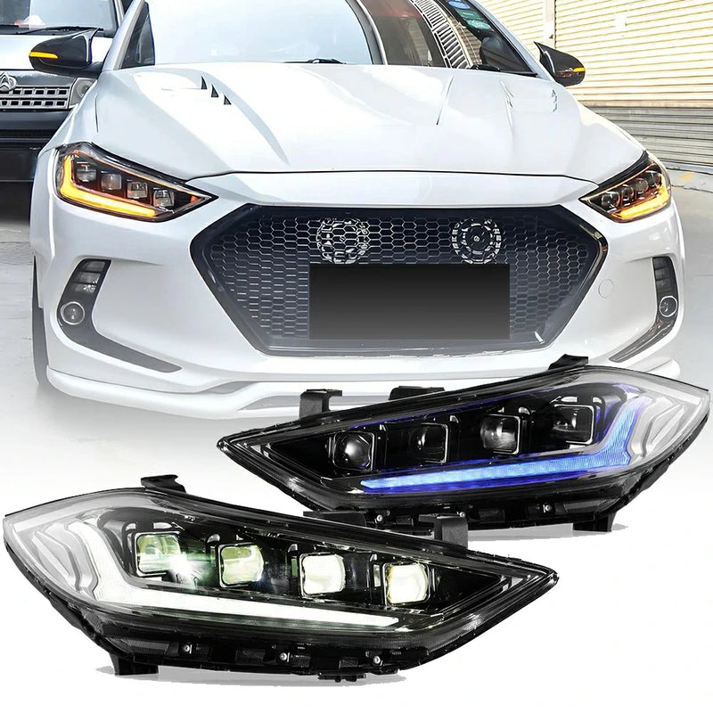 Vland Full LED Projector Headlights For Hyundai Elantra 2017-2018