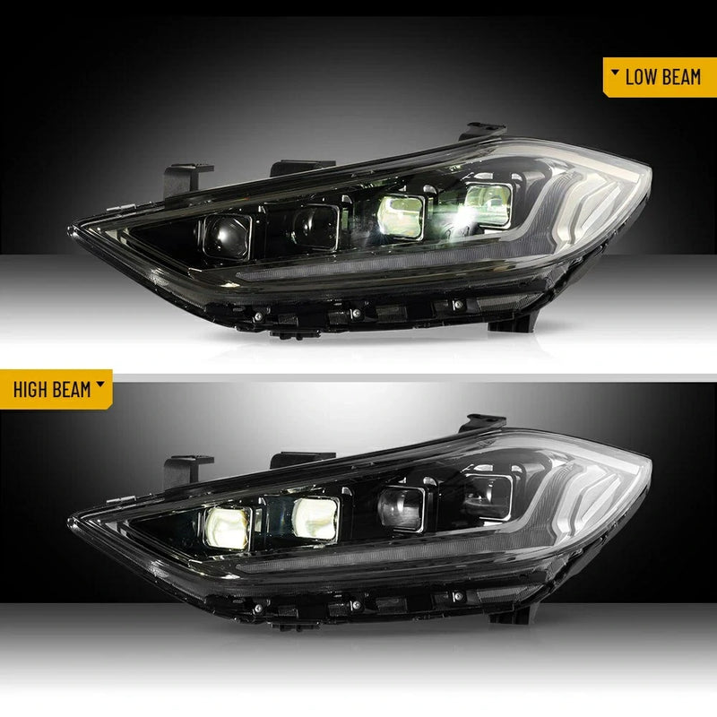 Vland Full LED Projector Headlights For Hyundai Elantra 2017-2018