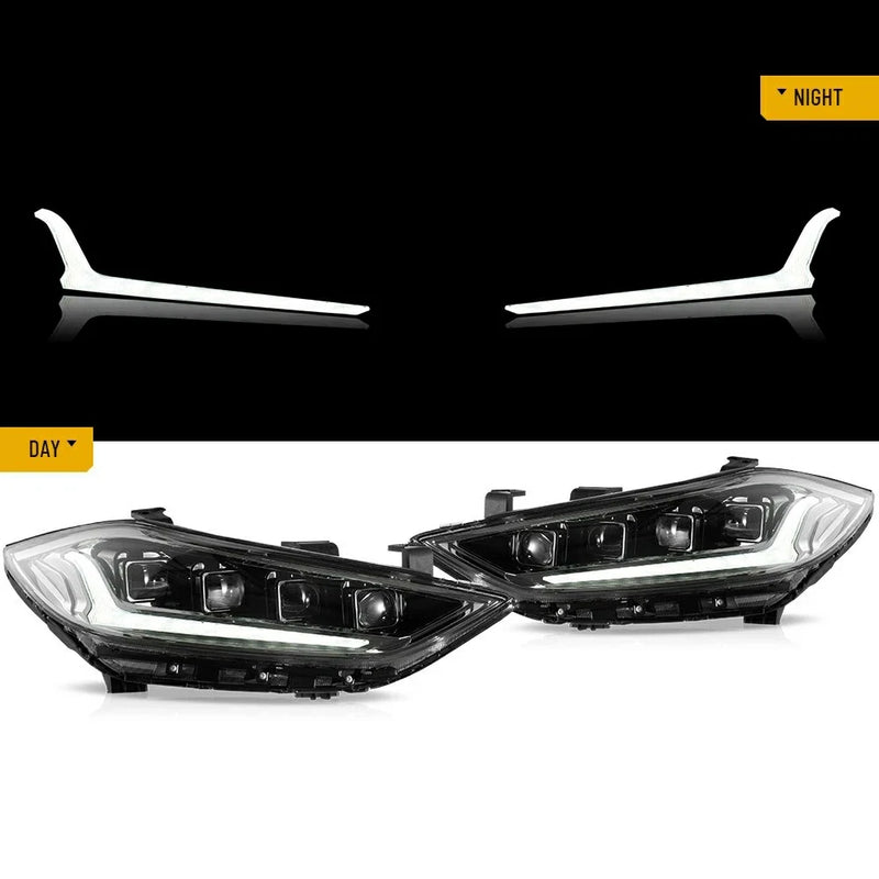 Vland Full LED Projector Headlights For Hyundai Elantra 2017-2018