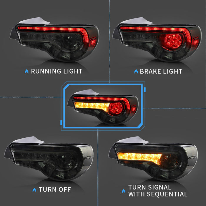 VLAND LED Phares Full LED Feux Arrière Combo Pour Toyota 86 GT86 Subaru BRZ Scion FRS 2012-2020