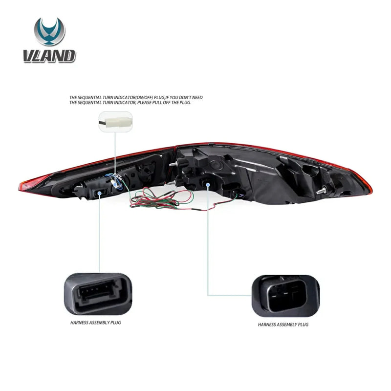 VLAND LED Tail Lights For BMW 4-Series G22 G23 G26 G82 G83 2020-2024