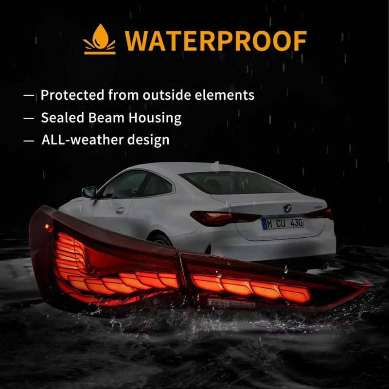 VLAND LED Tail Lights For BMW 4-Series G22 G23 G26 G82 G83 2020-2024