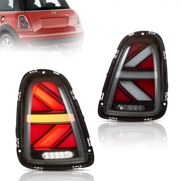 Feux arrière LED Vland pour BMW Mini Cooper R-Series 2007-2013 avec clignotants séquentiels