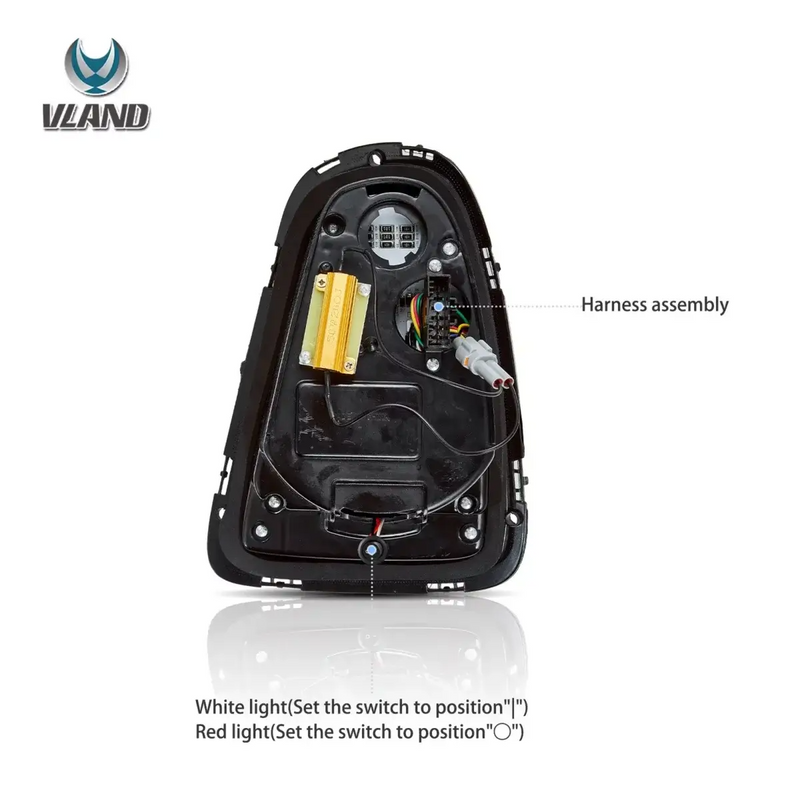 Vland LED Tail Lights For Mini Cooper R-Series 2007-2013 with sequential indicators