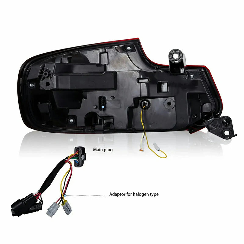 VLAND Full LED Tail Lights for BMW 2 Series M2 2014-2021 1st Gen (F87/F22/F23) w/ Sequential Turn [2nd Gen Coupé Style]