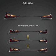 VLAND LED Taillights for Lexus IS 250 200t 300h 350 F Sport 2014-2020 3th Gen w/ Startup Animation Sequential Turns