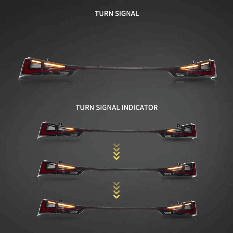 VLAND LED Taillights for Lexus IS 250 200t 300h 350 F Sport 2014-2020 3th Gen w/ Startup Animation Sequential Turns