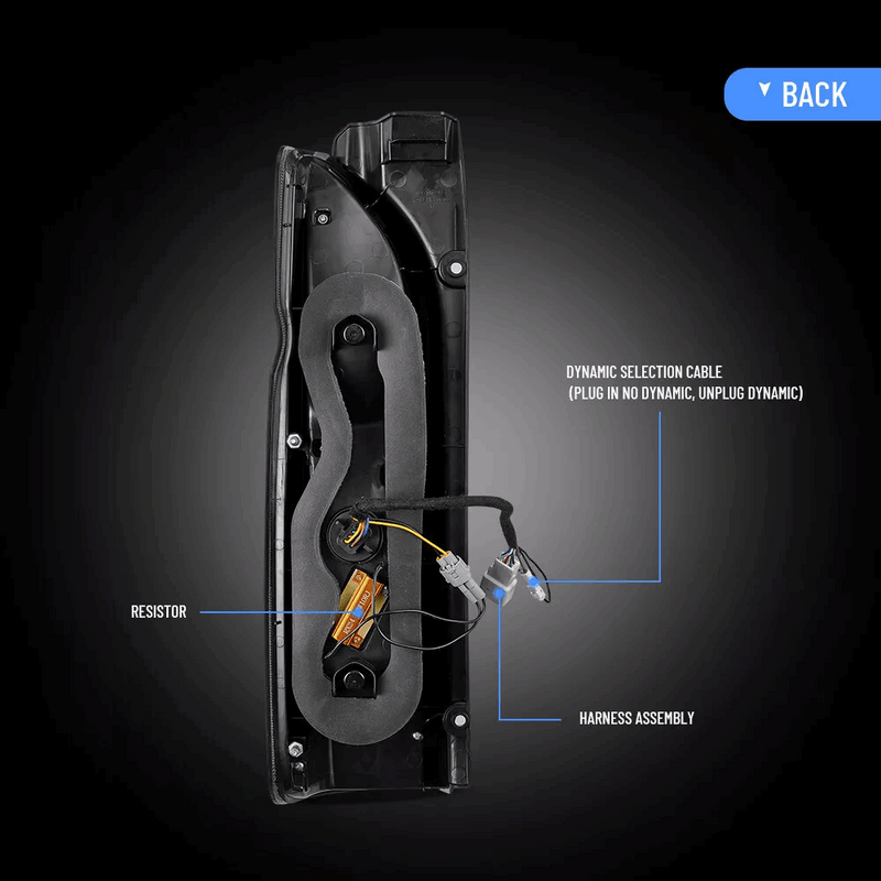 VLAND LED Tail Lights For Toyota Hiace 2005-2018