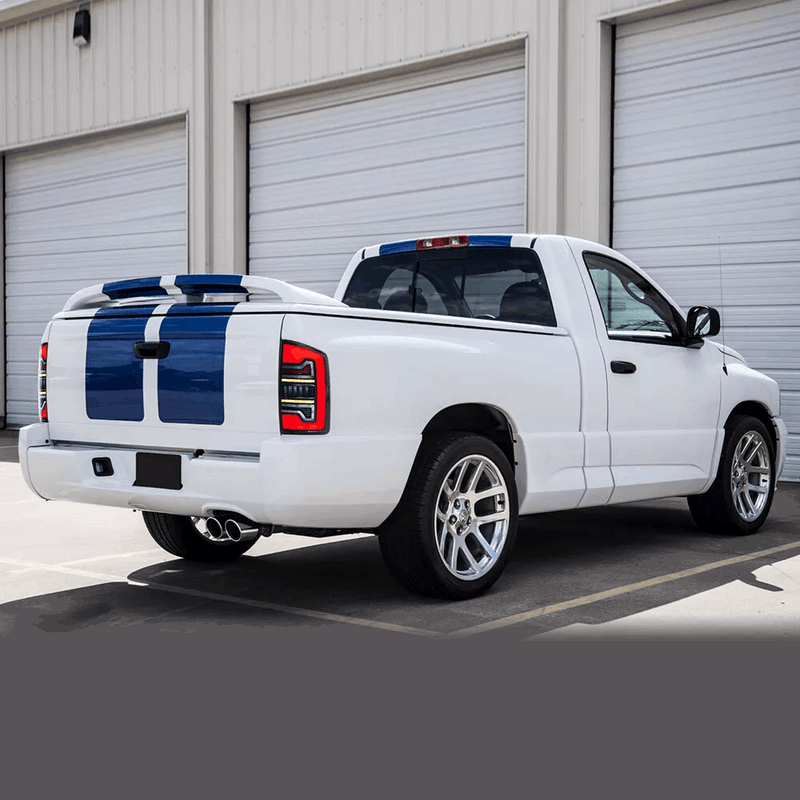 VLAND Smoked Full  LED Tail Lights For 2002-2006 Dodge Ram 1500 2500 3500 w/Start-up