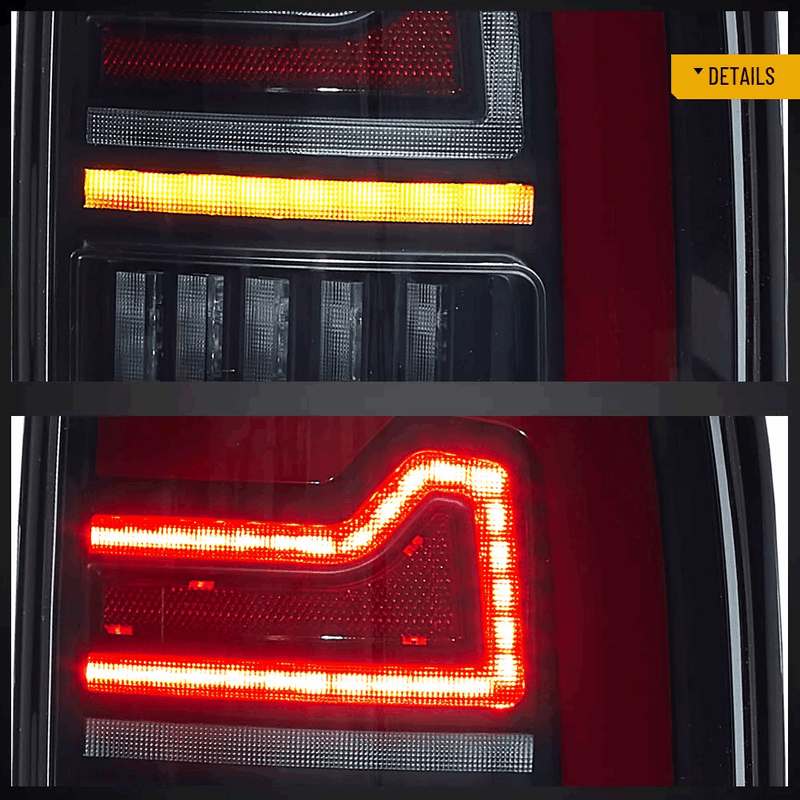VLAND Smoked Full  LED Tail Lights For 2002-2006 Dodge Ram 1500 2500 3500 w/Start-up