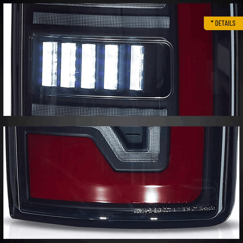 VLAND Smoked Full  LED Tail Lights For 2002-2006 Dodge Ram 1500 2500 3500 w/Start-up