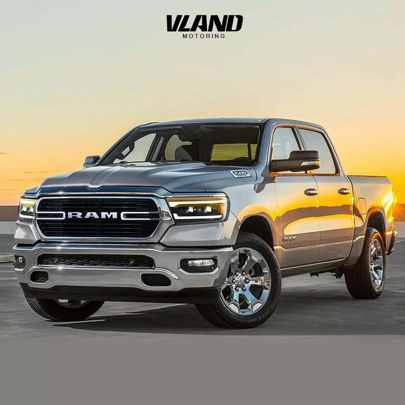 VLAND Full LED Projector Headlights For Ram 1500 2019-2024 5th Gen