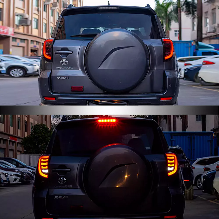 VLAND LED Tail Lights for Toyota RAV4 2009-2012 3rd Gen w/  Sequential Indicator Startup Animation Macan Style