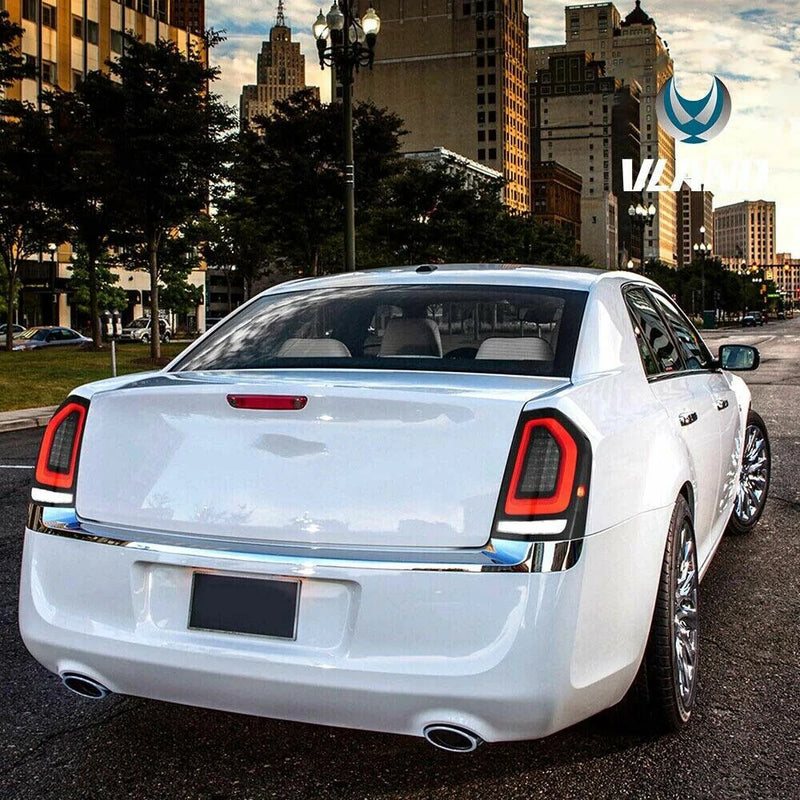 VLAND Full LED Tail Lights for Chrysler 300/Lancia Thema 2011-2014 2nd Gen LD