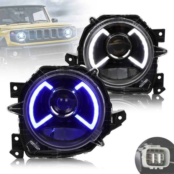 VLAND LED/Projector Headlights For スズキ ジムニー 4代目 2018-2023 JB64W JB74W / Suzuki Jimny 2018-2023 4th Gen (Fourth Generation)