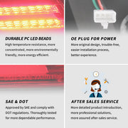 VLAND 2PCS LED Tail Lights For Honda Accord Inspire 8th Gen Sedan 2008-2012 VLAND Factory