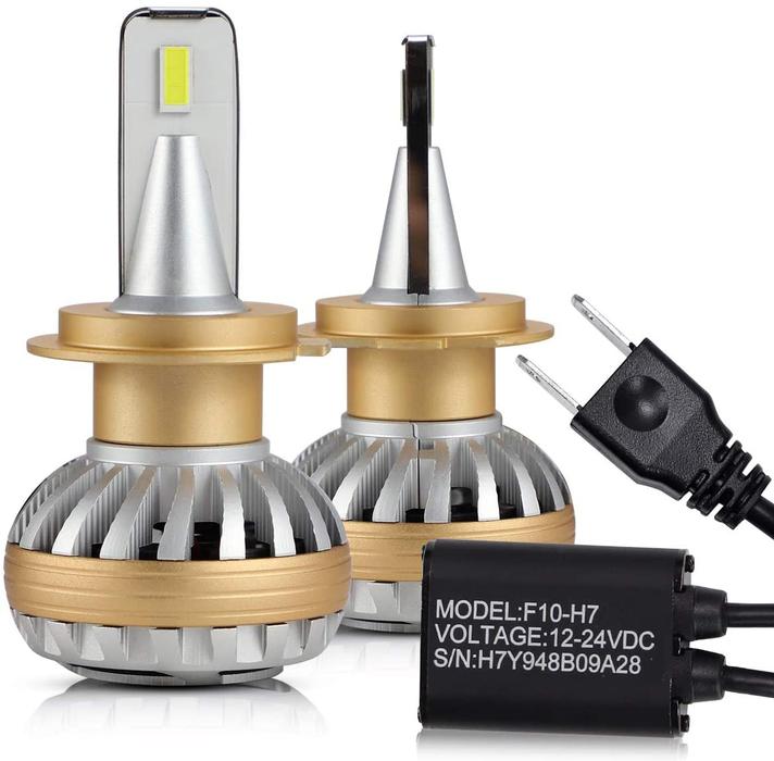 VLAND 2PCs D2S/H1/H3/H4/H7/H11/9005/9006/9012 LED Headlight Bulbs 6000K Super Bright VLAND Factory