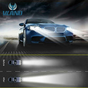 VLAND 2PCs D2S/H1/H3/H4/H7/H11/9005/9006/9012 LED Headlight Bulbs 6000K Super Bright VLAND Factory