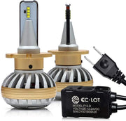 VLAND 2PCs D2S/H1/H3/H4/H7/H11/9005/9006/9012 LED Headlight Bulbs 6000K Super Bright VLAND Factory