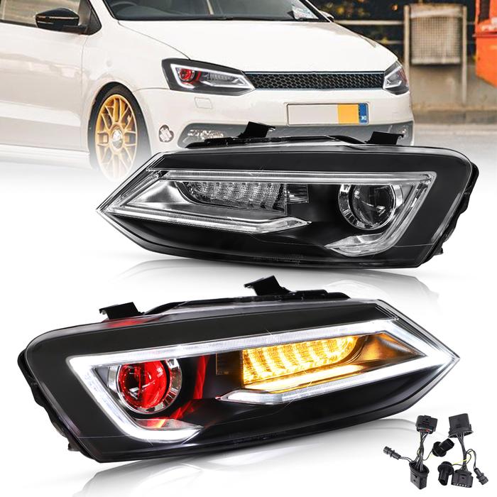 VLAND Dual Beam LED Headlights Volkswagen Polo/Polo GTI 2011-2017 VLAND Factory