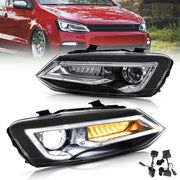 VLAND Dual Beam LED Headlights Volkswagen Polo/Polo GTI 2011-2017 VLAND Factory